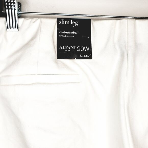 Alfani Plus Slim Leg Comfort Waist Ankle Pants 20W - Picture 8 of 10